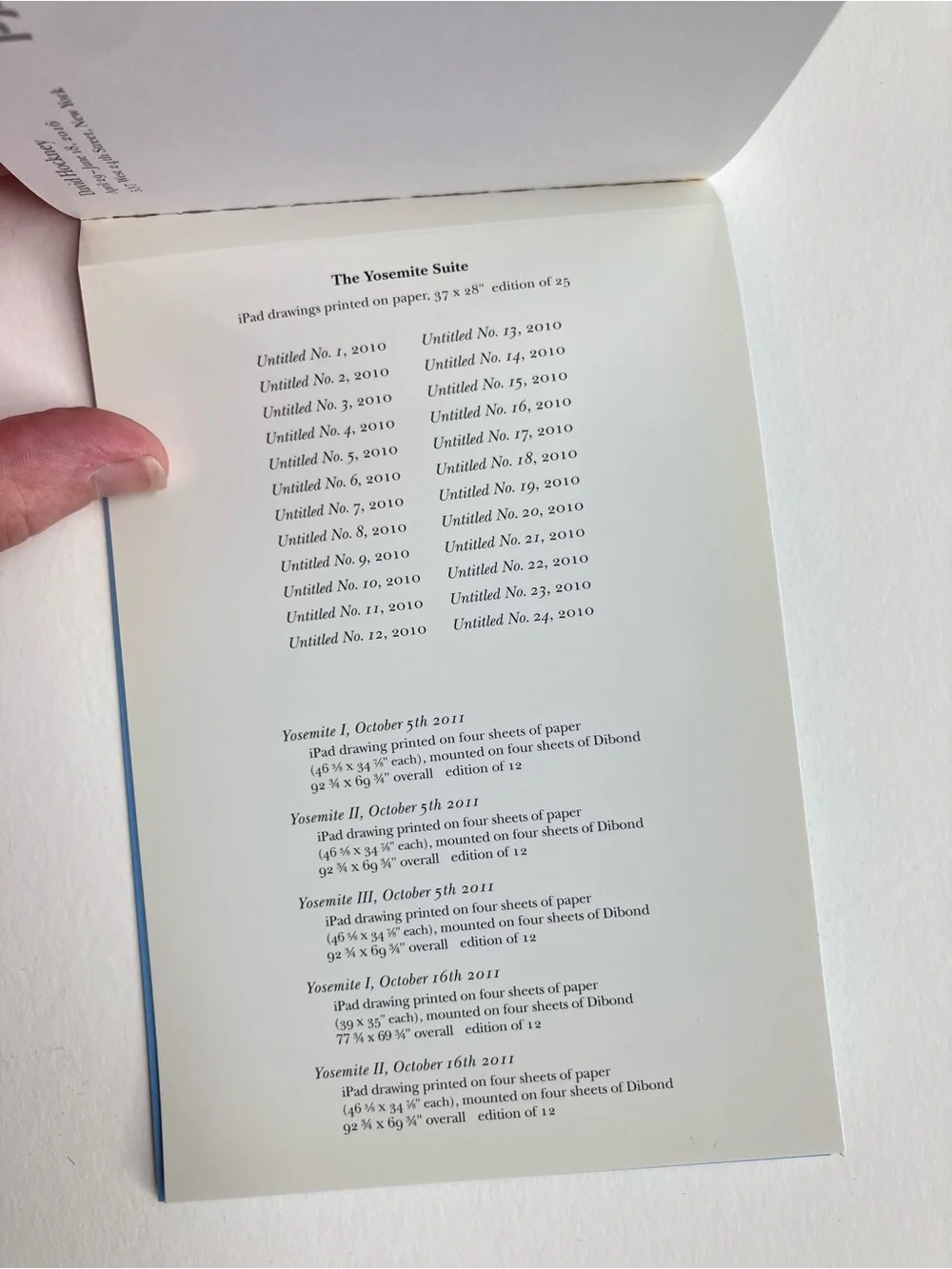 David Hockney: The Yosemite Suite - Postcard book